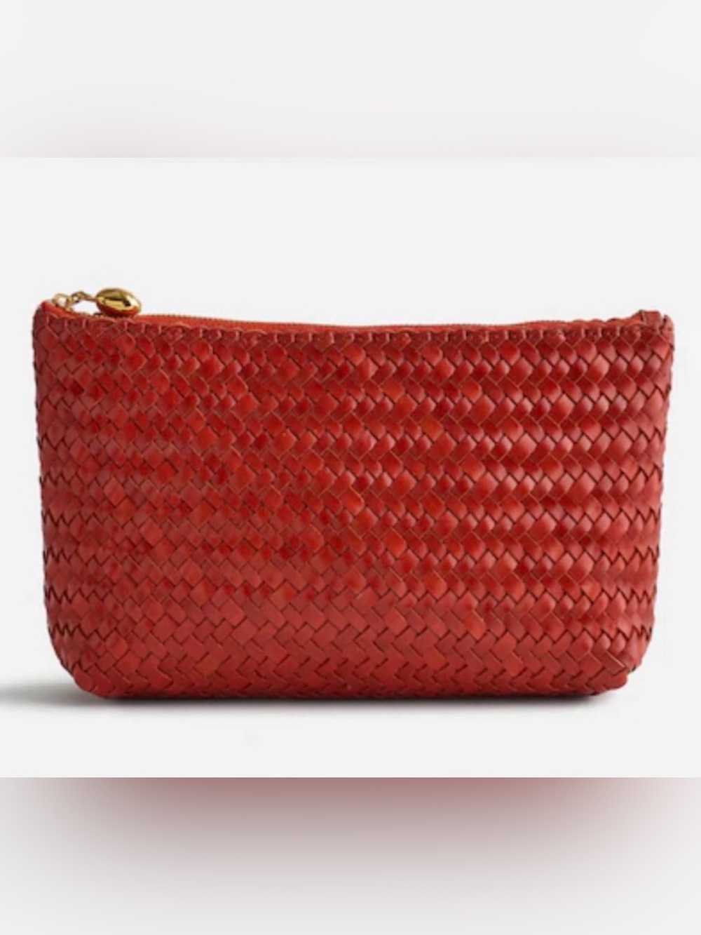 Madewell Handwoven Zip Pouch in Southwestern Clay